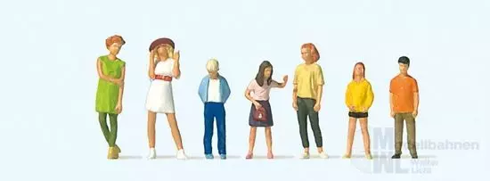 Preiser 10698 - Stehende Jugendliche H0 1:87