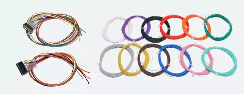 ESU 53911 - Hochflexibles Kabel  0.5mm AWG36 2A 10m Wickel Farbe türkis