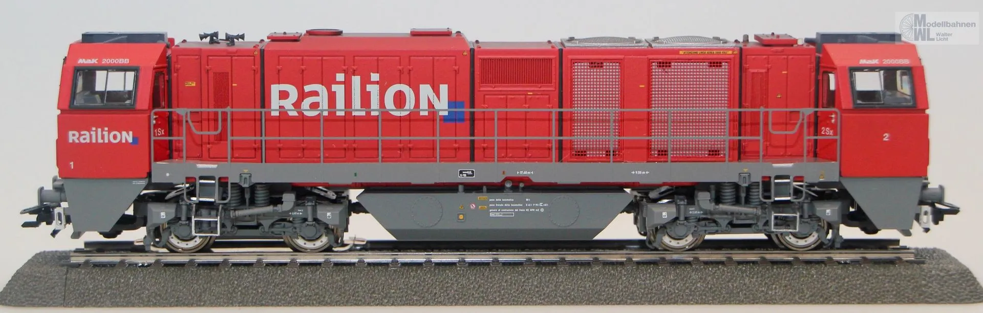 Märklin 37200 - MÄRKLIN - Diesellok G 2000 DB Railion Ep.VI H0/WS Sound mfx