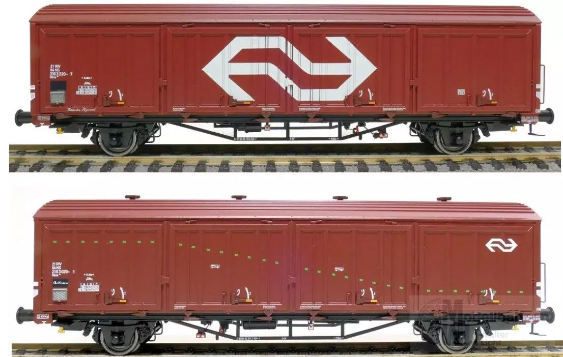 Exact Train 20820 - Güterwagen Set NS Ep.IV 2.tlg. H0/GL