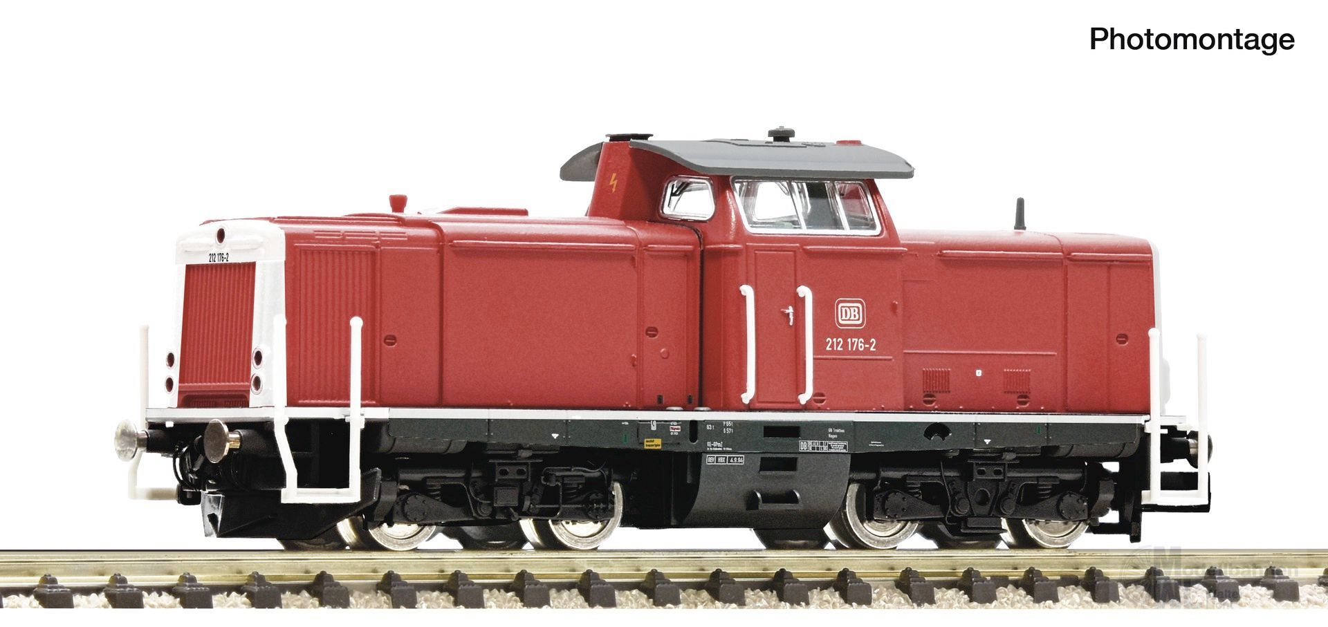 Fleischmann 7370041 - Diesellok BR 212 DB Ep.V orientrot N 1:160 Sound