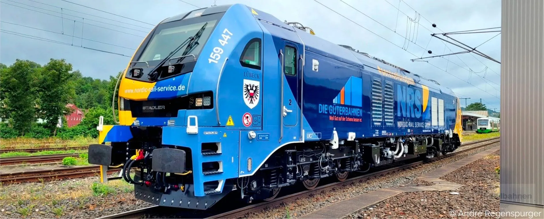 Sudexpress S1594471 - Zweikraftlok BR 159 447-2 EuroDual Nordic Rail Service Ep.VI H0/GL