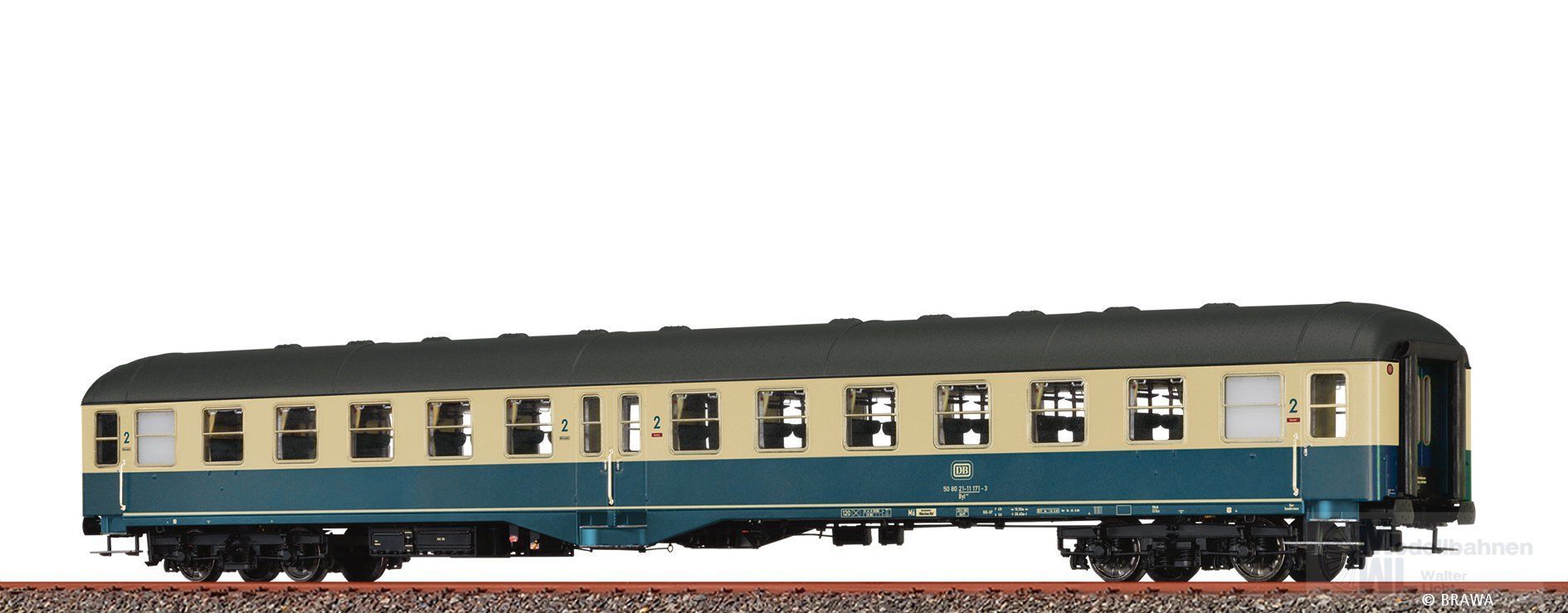 Brawa 58056 - Personenwagen DB Ep.IV Byl421 H0/GL Basic+ LED Brawa 58056 - Personenwagen DB Ep.IV Byl421 H0/GL Basic+ LED
