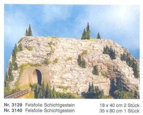 Heki 3140 - Felsfolie 80 x 35 cm 1 Stück Schichtgestein H0/TT/N/Z Heki 3140 - Felsfolie 80 x 35 cm 1 Stück Schichtgestein H0/TT/N/Z