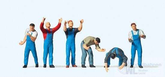 Preiser 10497 - Gerüstbauer H0 1:87