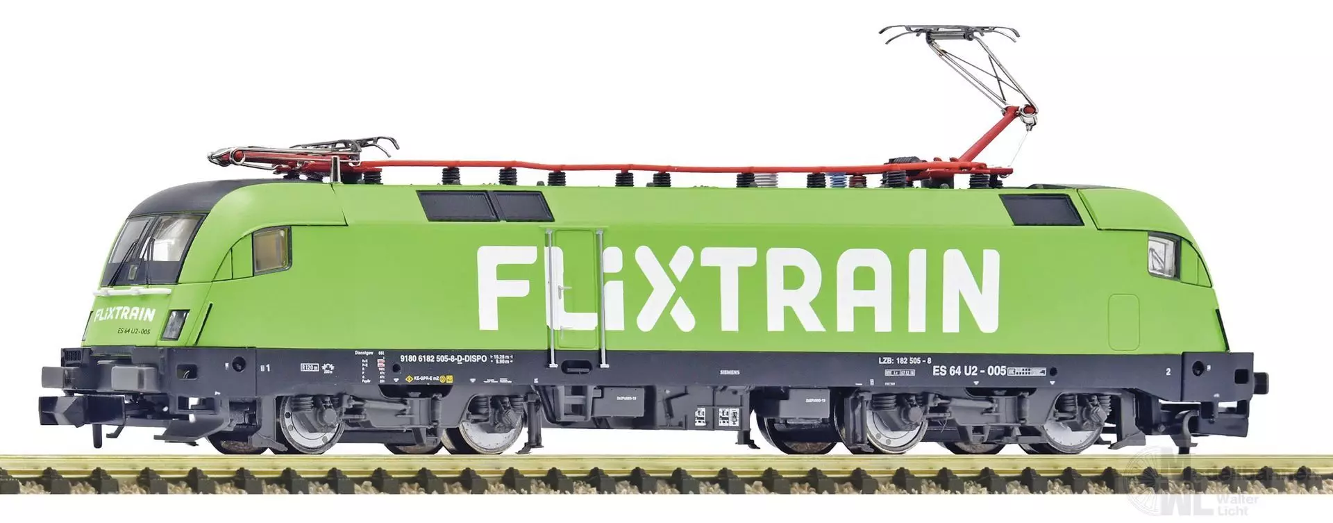 Fleischmann 7570079 - E-Lok BR 185 505-8 FLIXTRAIN Ep.VI N 1:160 Sound