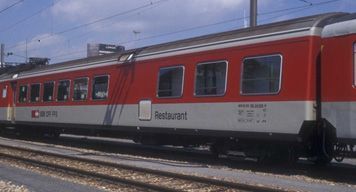 LS Models 472101AC - Speisewagen EW III WR SBB Ep.IV rot/grau H0/WS