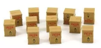 Exact Train 70011 - Ladegut Set 9 Kisten Dortmunder Union H0 1:87