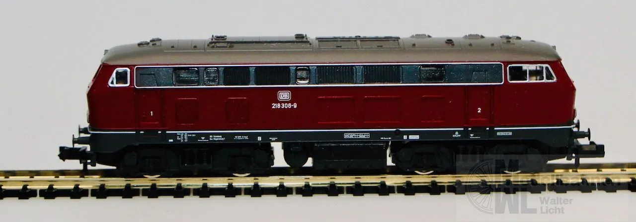 Fleischmann 7025 - FLEISCHMANN - DIesellok BR 218 306-9 DB Ep.IV mit Faulhabermotor N 1:160
