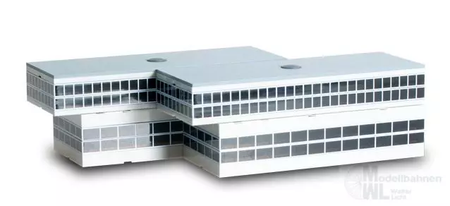 Herpa 519649 - Flughafengebäude: 2 Abflughallen mit Aussparung 1:500