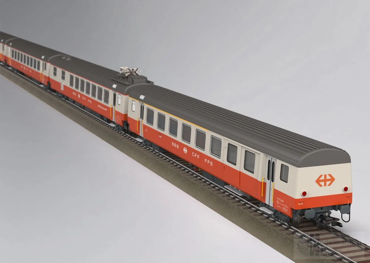 Trix 23690 - Personenwagen-Set SBB Ep.IV 4.tlg. Swiss Express H0/GL