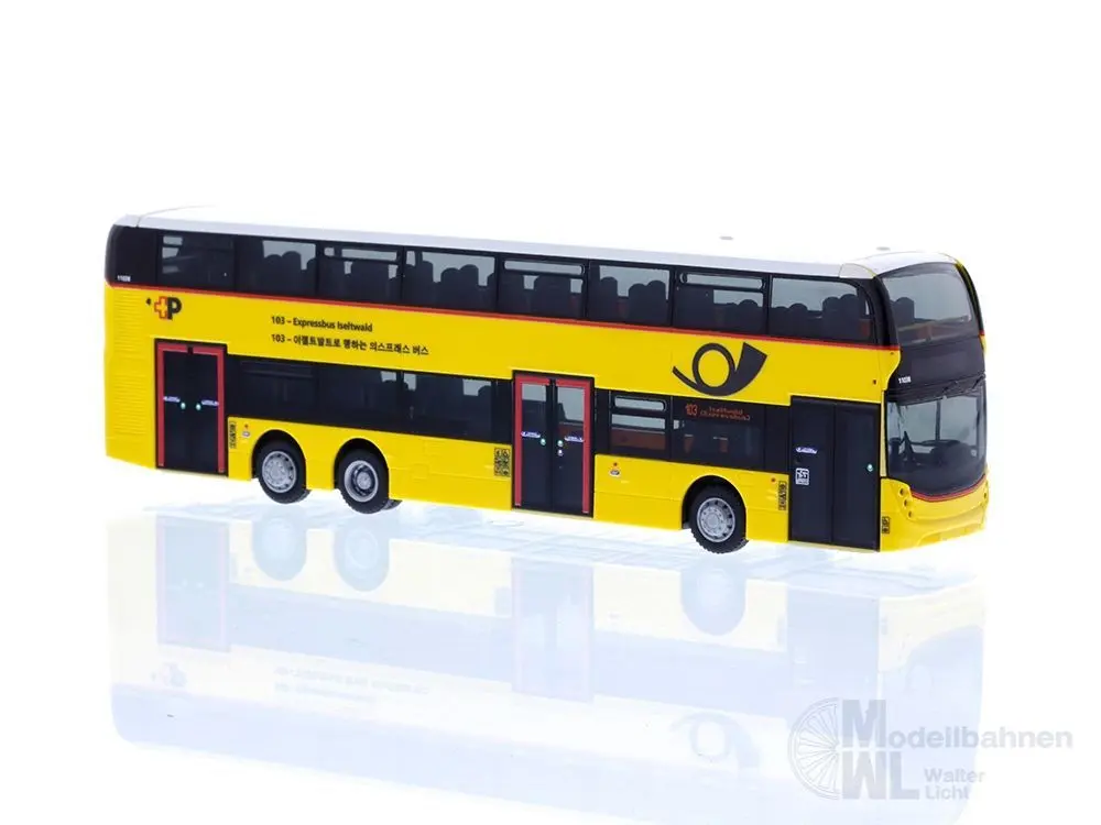 Rietze 78033 - Alexander Dennis Enviro500 Postauto - Expressbus (CH) H0 1:87