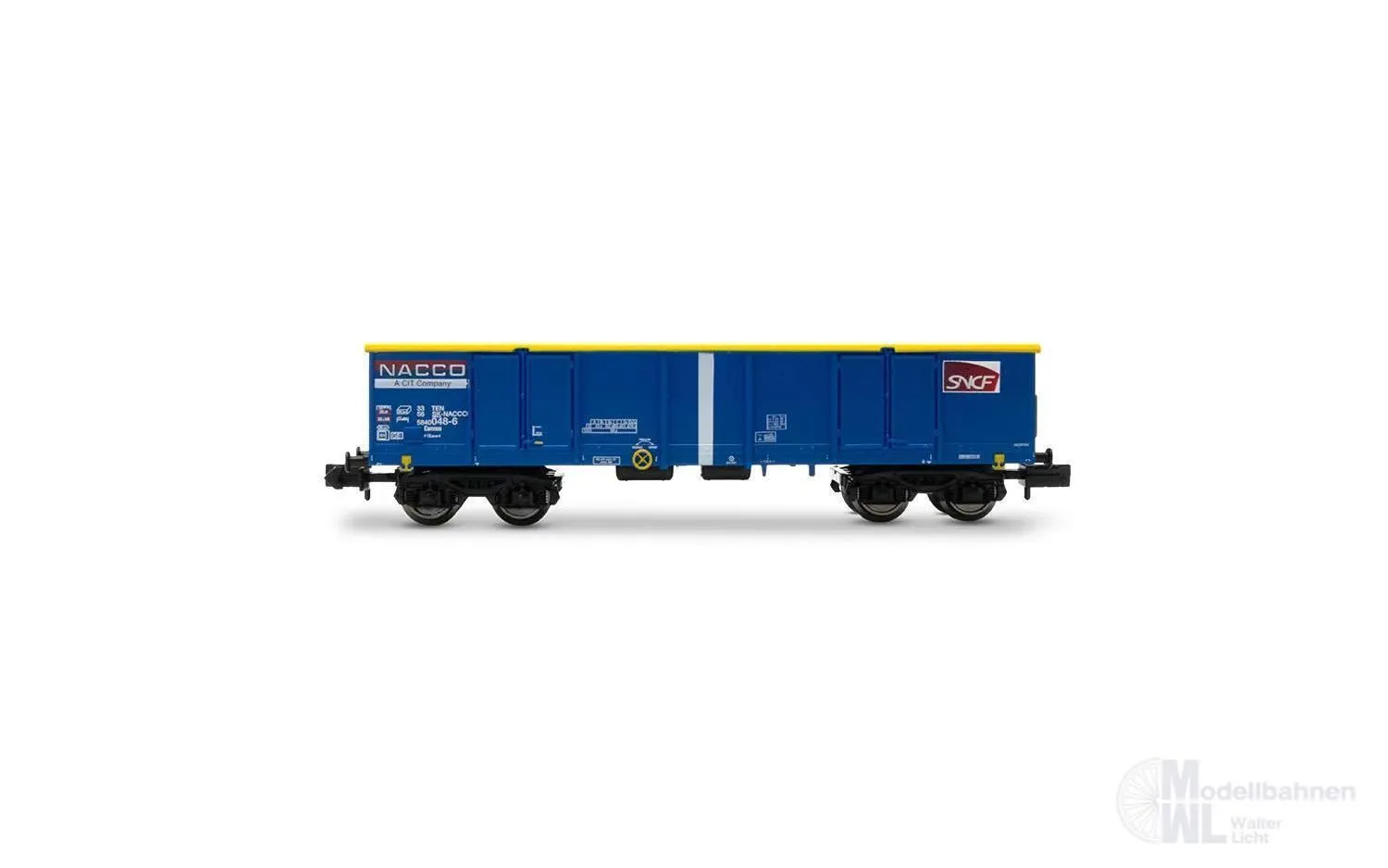 Arnold 6602 - Güterwagen Set SNCF Ep.VI Eamnos 3.tlg. N 1:160
