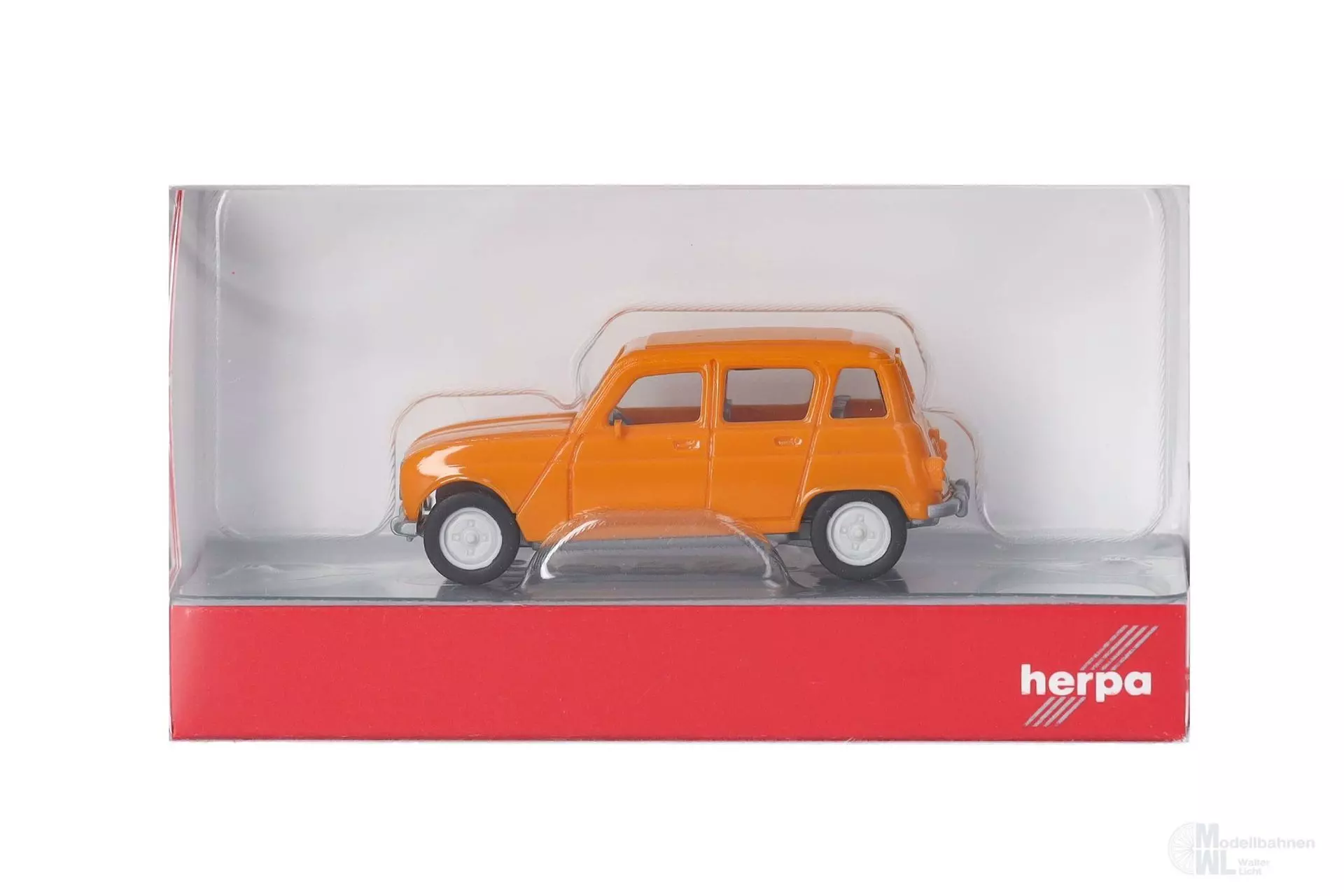 Herpa 020190-010 - Renault R4 orange andalou H0 1:87