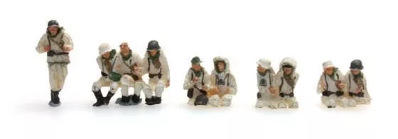 ARTITEC b.v. 387.100-W1 - WM Besatzung Sd.Kfz.251/1B Wintertarnung H0 1:87