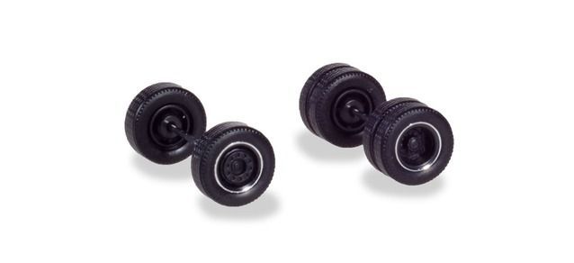 Herpa 54041 - Zubehör Radsätze für Zugmaschinen mit Breitreifen schwarz 1:87