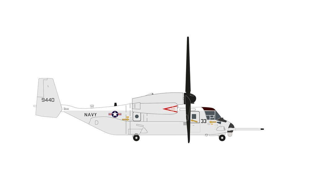 Bell Boeing CMV-22B Osprey - VRM-30 Titans USS Carl Vinson 1:200