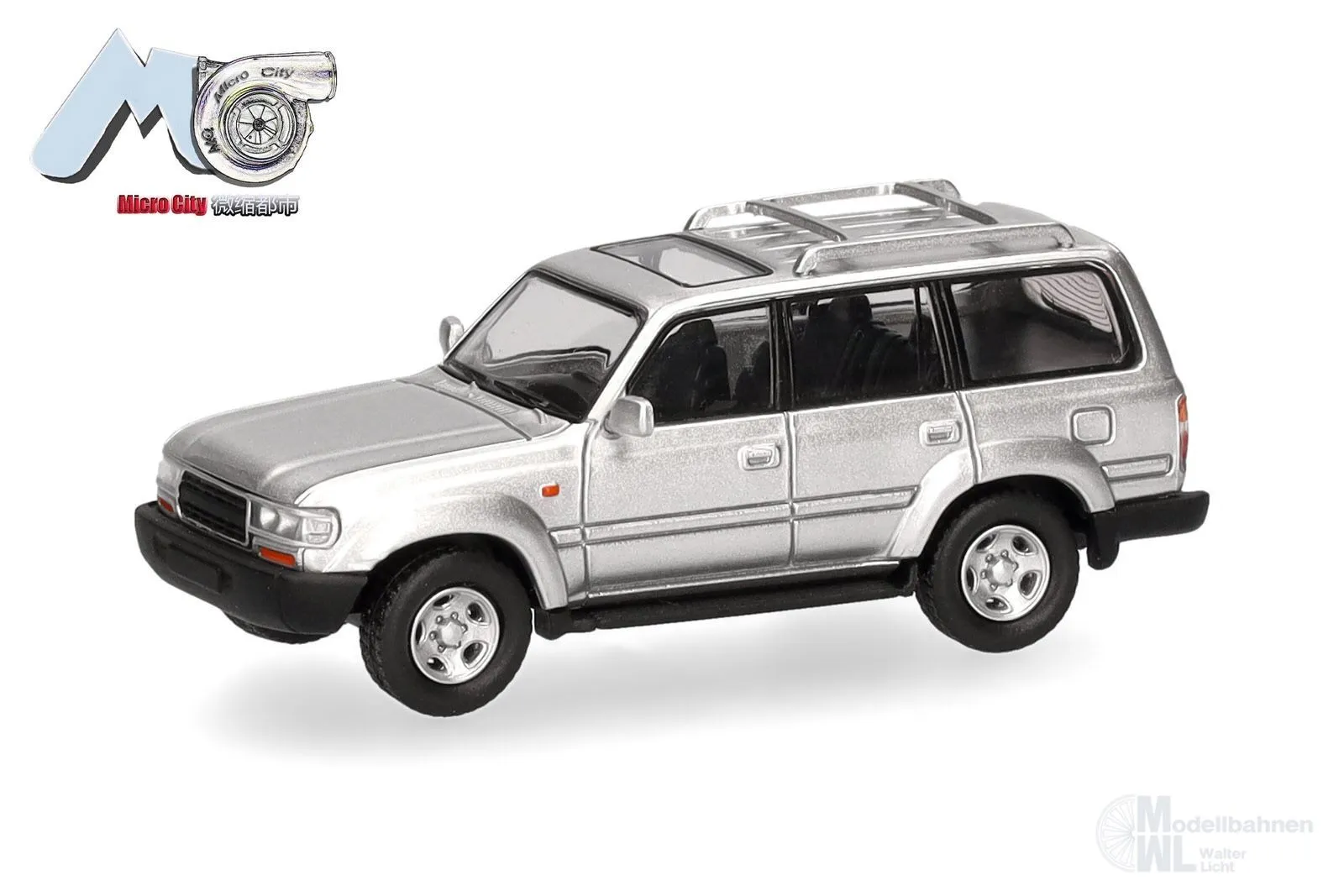 Herpa 87MC000141 - Toyota Landcruiser 80 silber H0 1:87