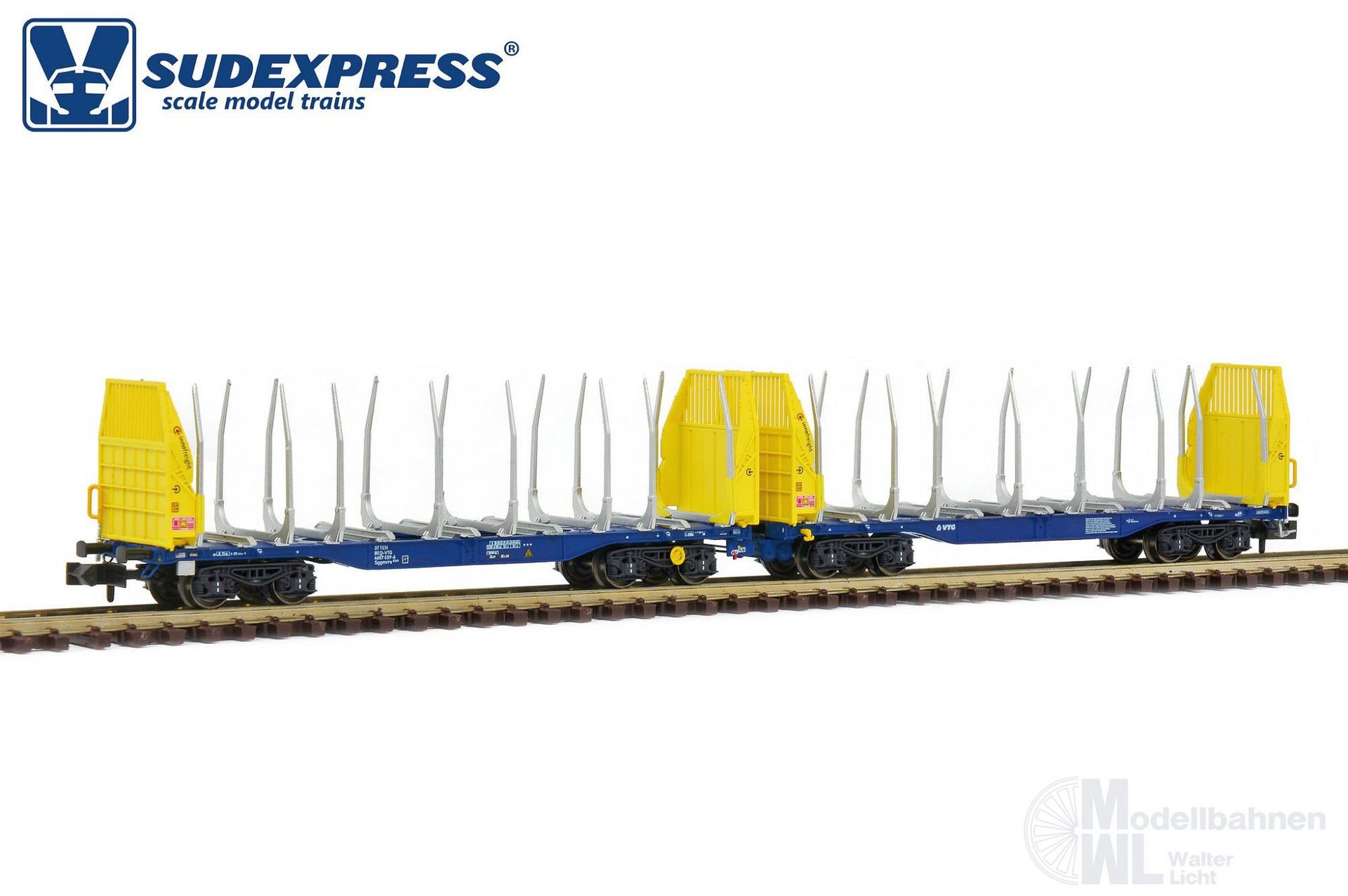 Sudexpress N657059 - Holztransportwagen Sggmrrs 90 VTG Ep.VI N 1:160