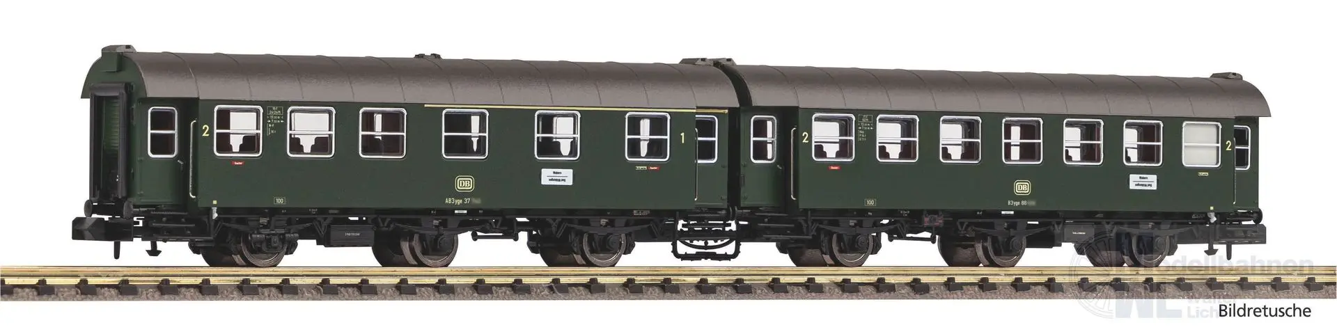 Piko 40763 - Umbauwagen-Paar DB Ep.IV AB3yg + B3yg N 1:160