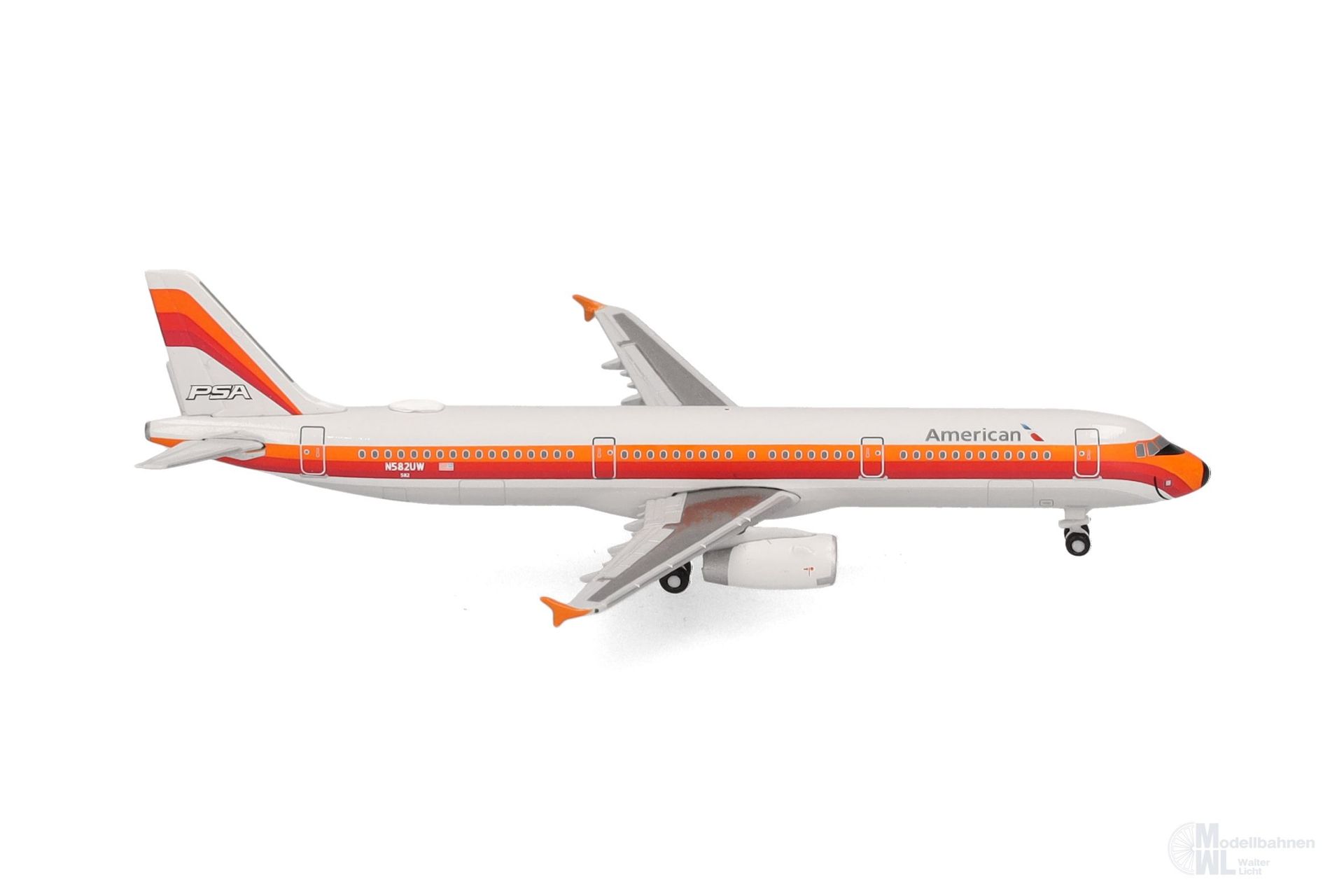 Herpa 538244 - Airbus A321 American Airlines - PSA 1:200