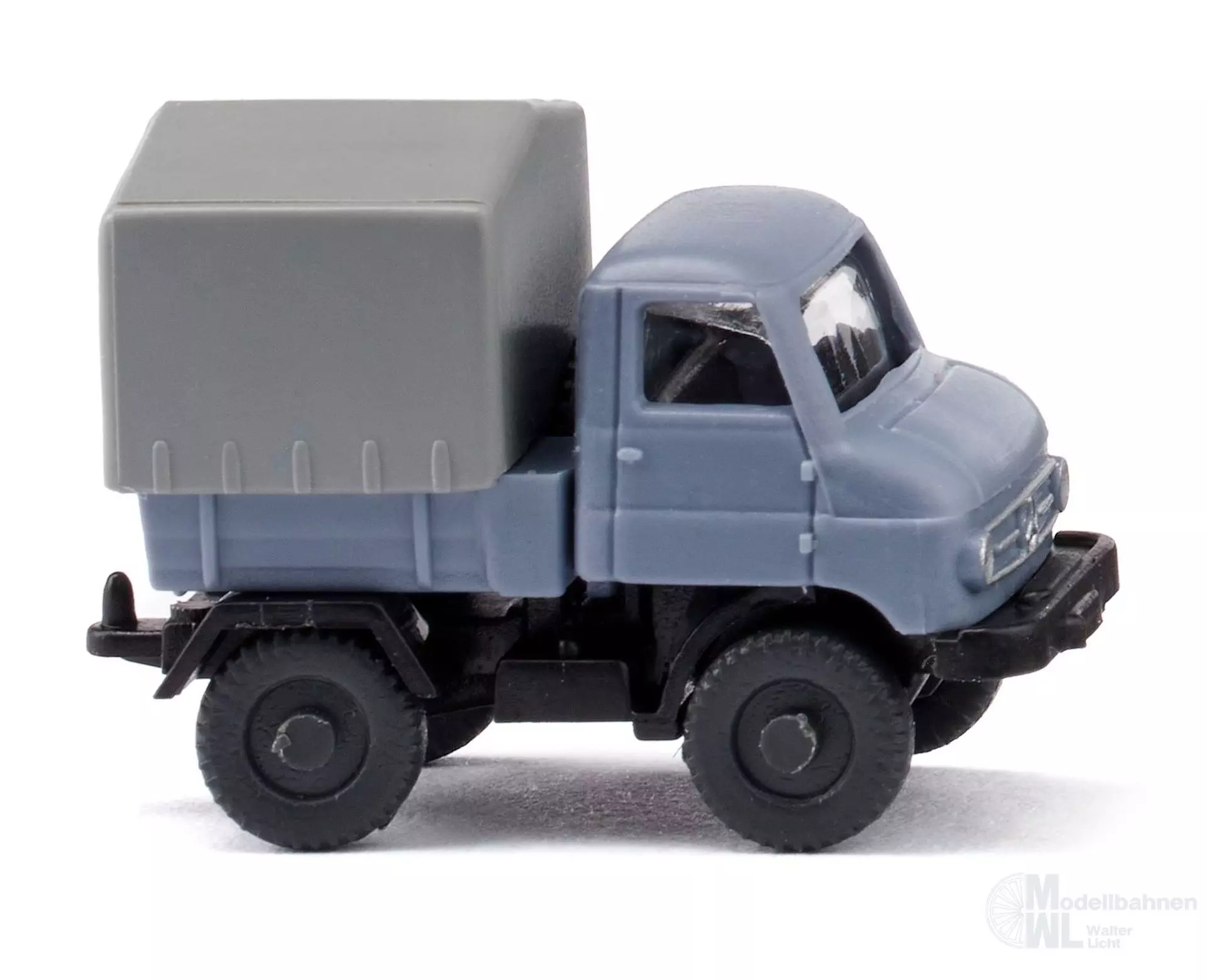Wiking 097205 - Unimog U 411 - taubenblau N 1:160