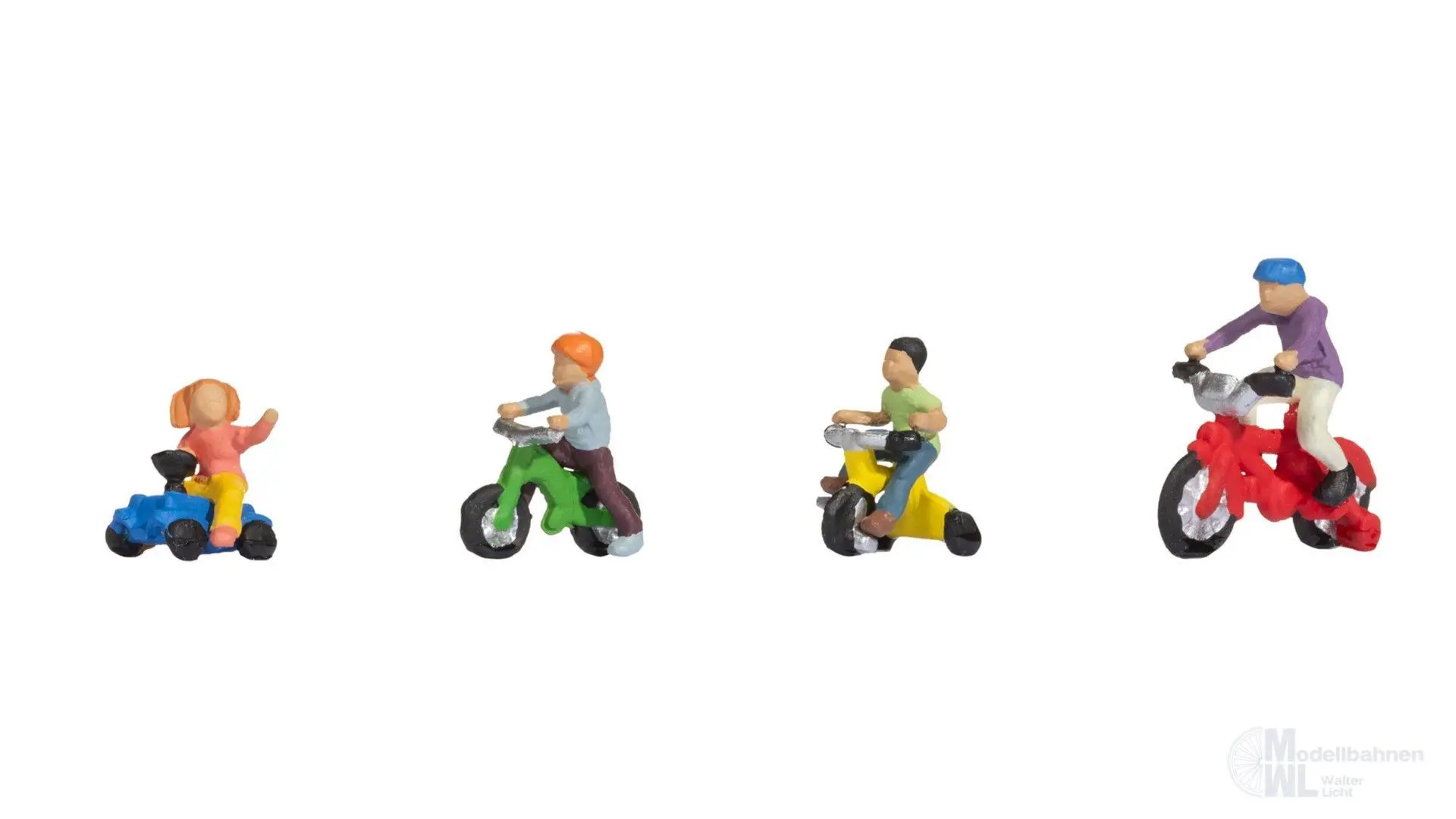 Noch 15908 - Kinder auf Kinderfahrrädern H0 1:87