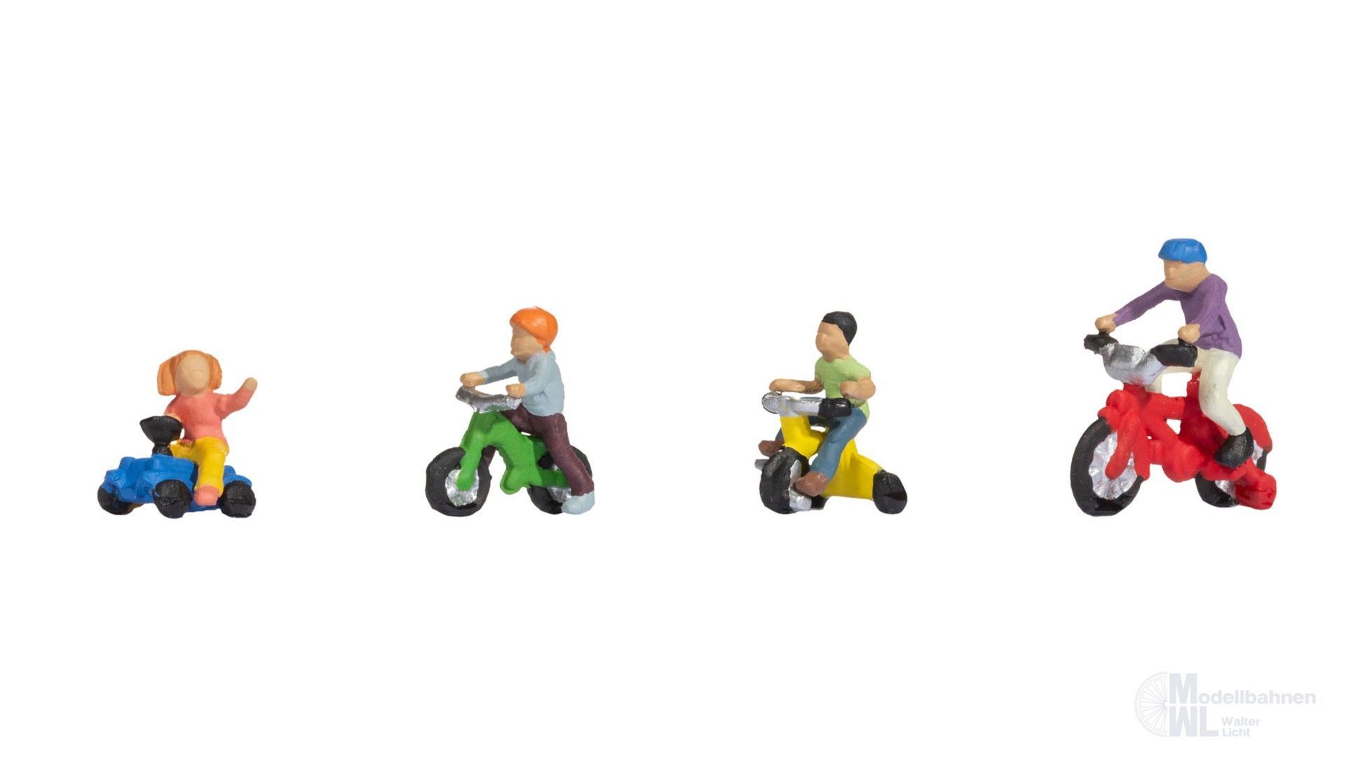 Noch 15908 - Kinder auf Kinderfahrrädern H0 1:87