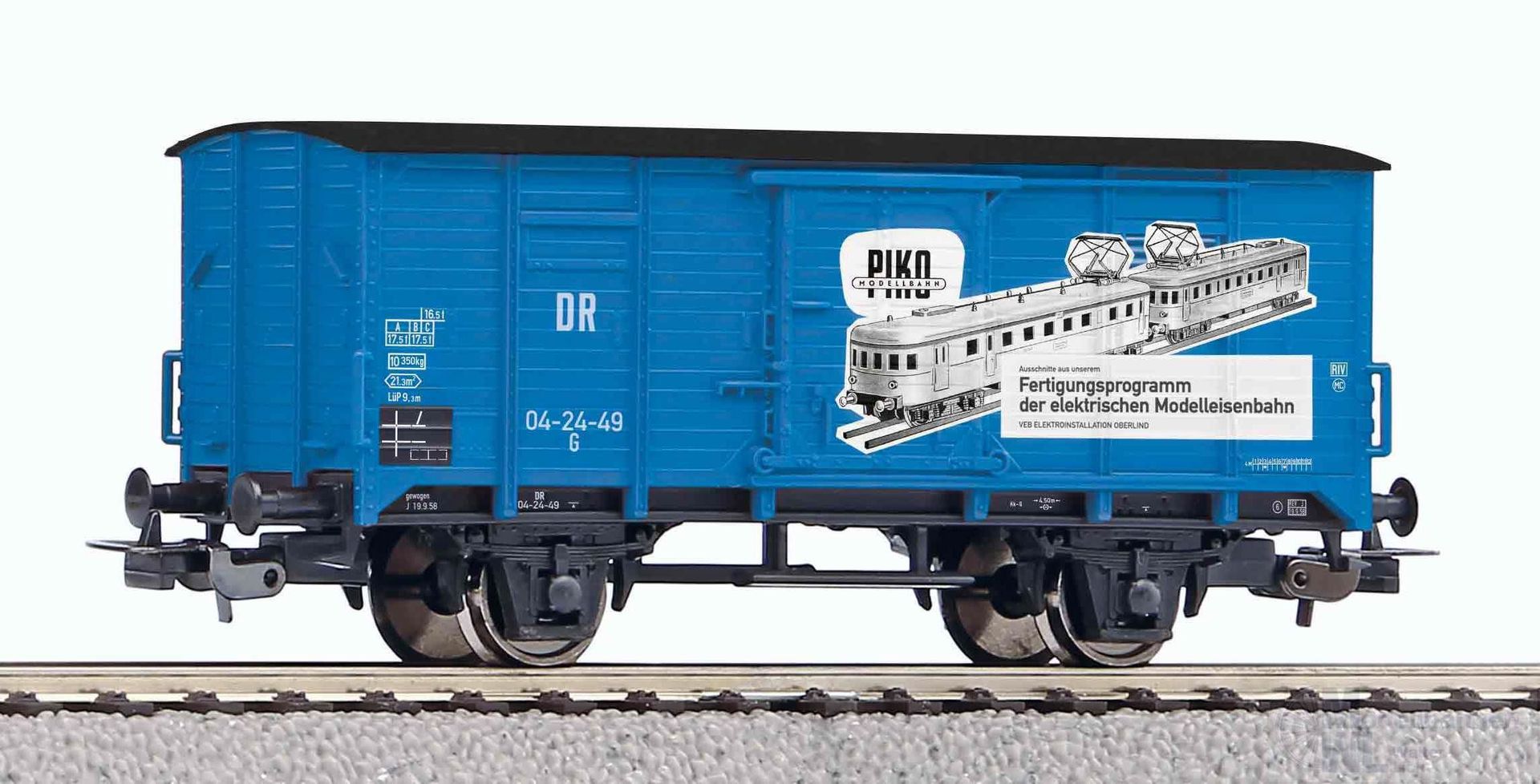 Piko 24502 - Güterwagen ged. DR Ep.III VEB Piko H0/GL