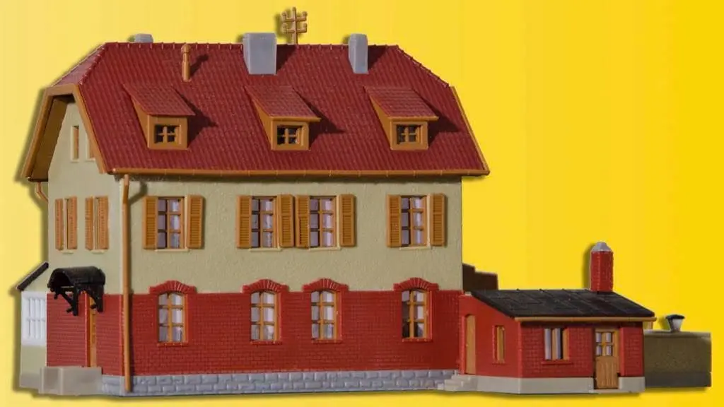 Kibri 37114 - Gasthaus zur Eisenbahn mit Biergarten N 1:160