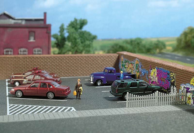 Busch 9713 - Parkplätze H0 1:87