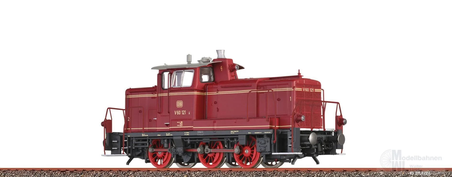 Brawa 42442 - Diesellok V60 121 DB Ep.III H0/GL Sound