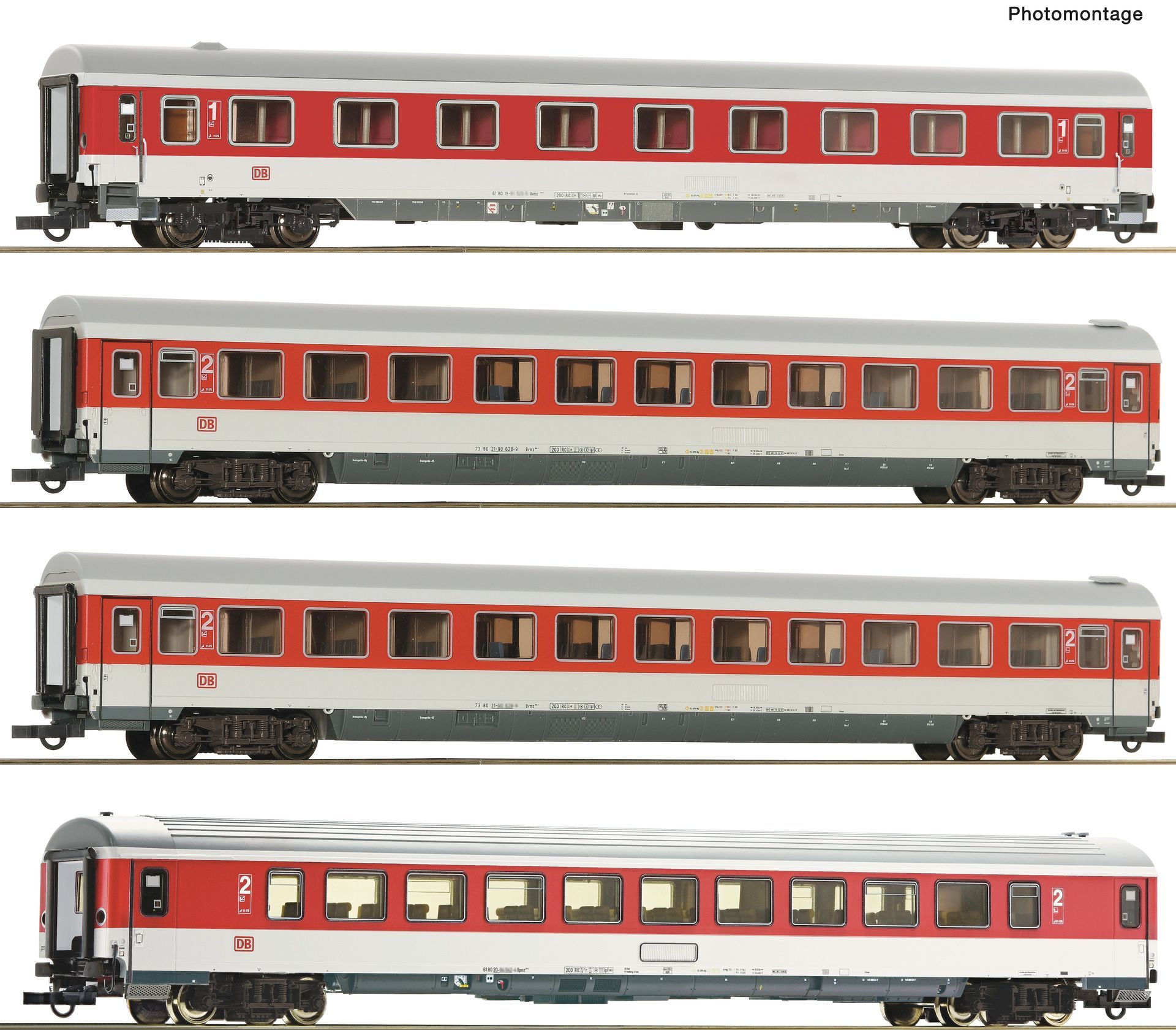 Roco 6200272 - Personenwagen Set DB Ep.V 4.tlg. Franz List H0/GL