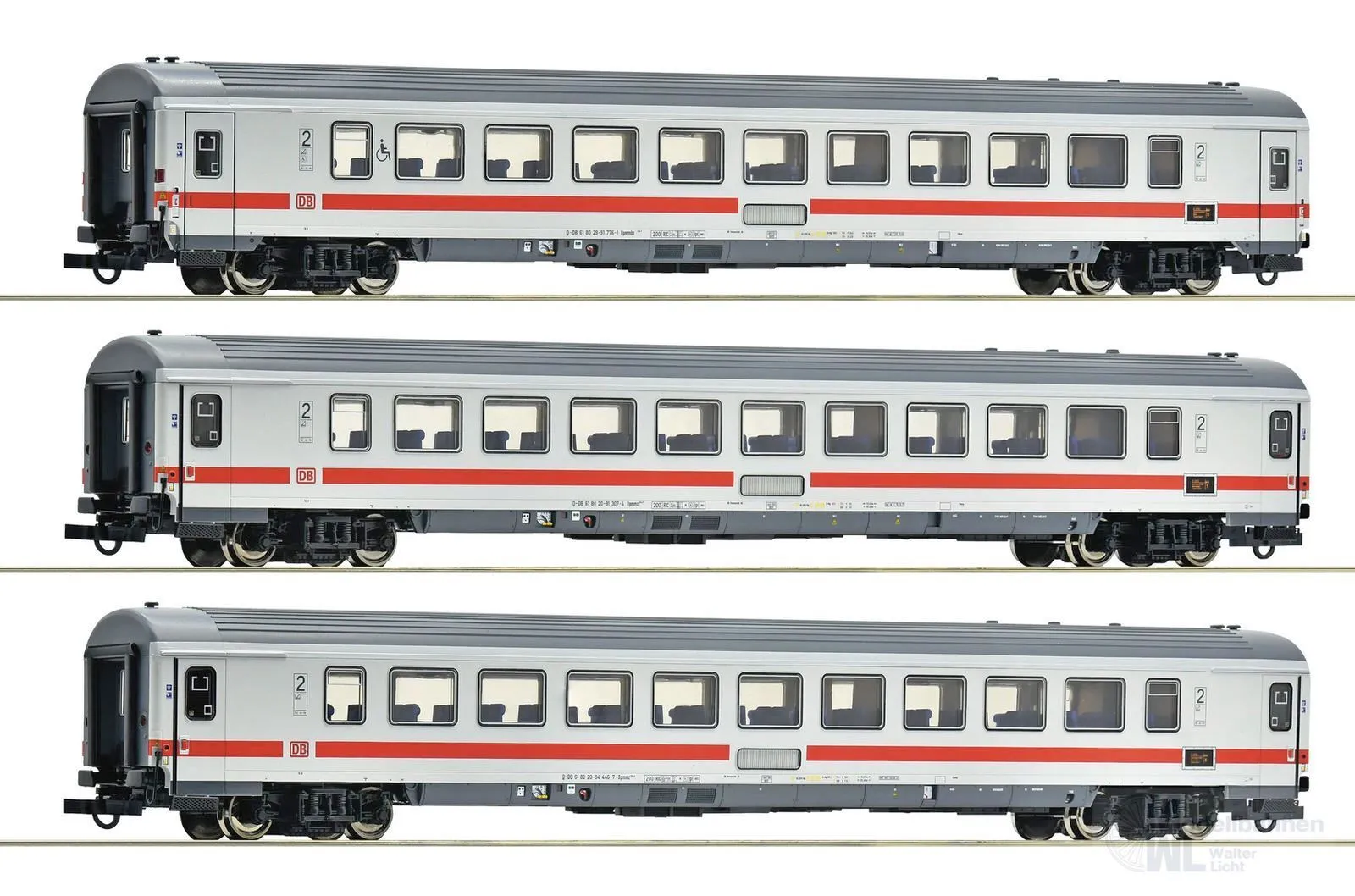 Roco 6200185 - Personenwagen Set DB Ep.VI 3.tlg. IC 2013 Allgäu Set 3 H0/GL