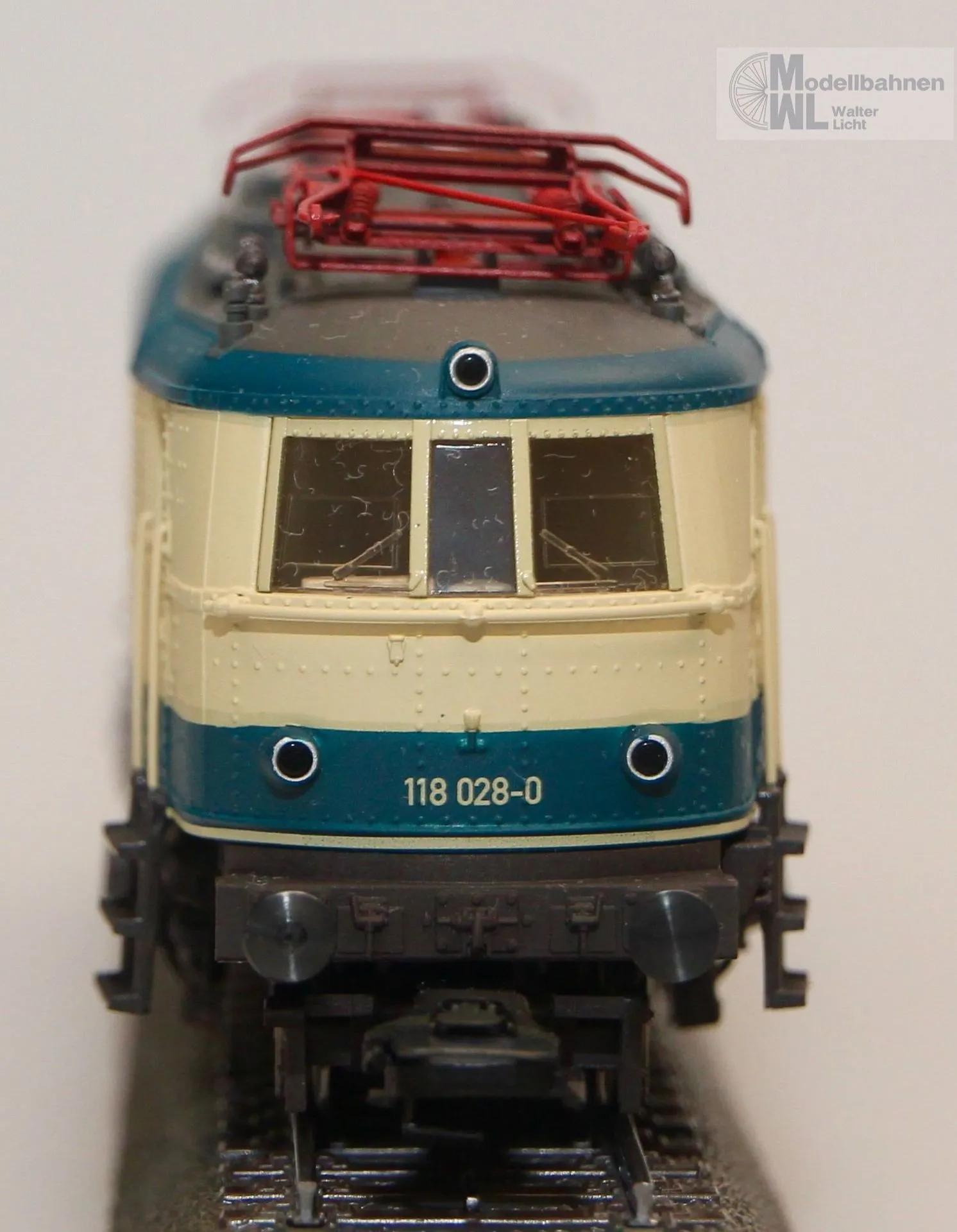 Märklin 37685 - MÄRKLIN - MHI E-Lok BR 118 DB Ep.IV ozeanblau/beige H0/WS Sound mfx