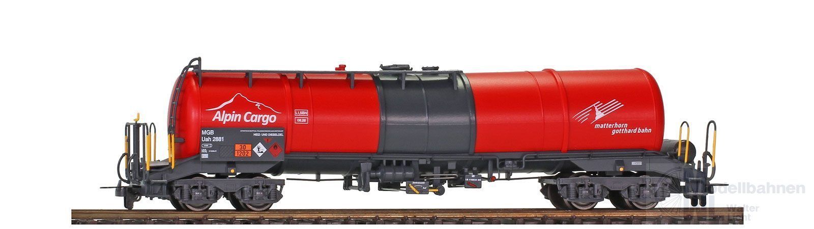 Bemo 2295561 - Knickkesselwagen MGB Ep.VI Uah 2881 H0m
