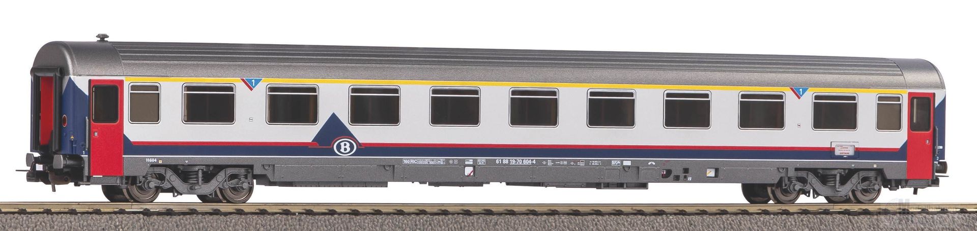 Piko 58541 - Personenwagen SNCB Ep.V 1.Kl. Eurofima H0/GL