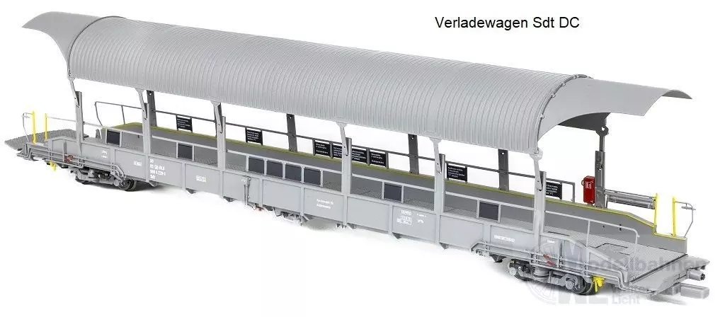 Exact Train 25011 - Autoverladezug 2 BLS Ep.VI Verladewagen Sdt 5 H0/GL
