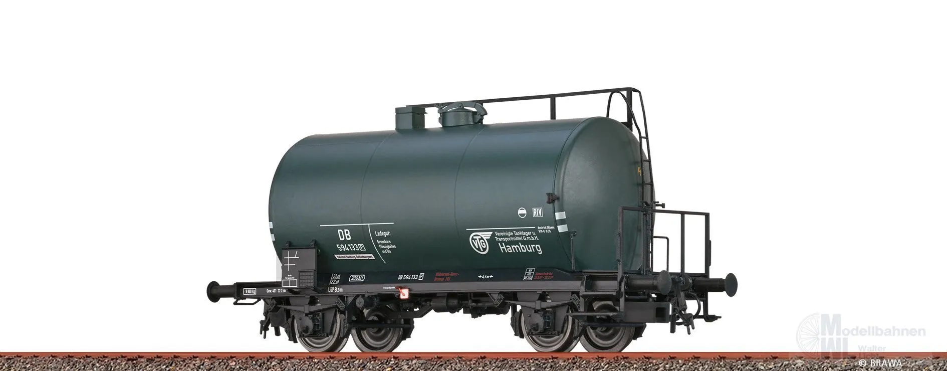 Brawa 51156 - Kesselwagen DB Ep.III VTG H0/GL
