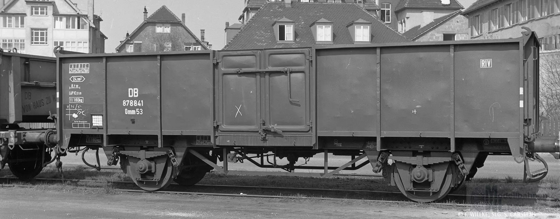 Brawa 50056 - Güterwagen offen DB Ep.III Omm53 878 841 H0/GL