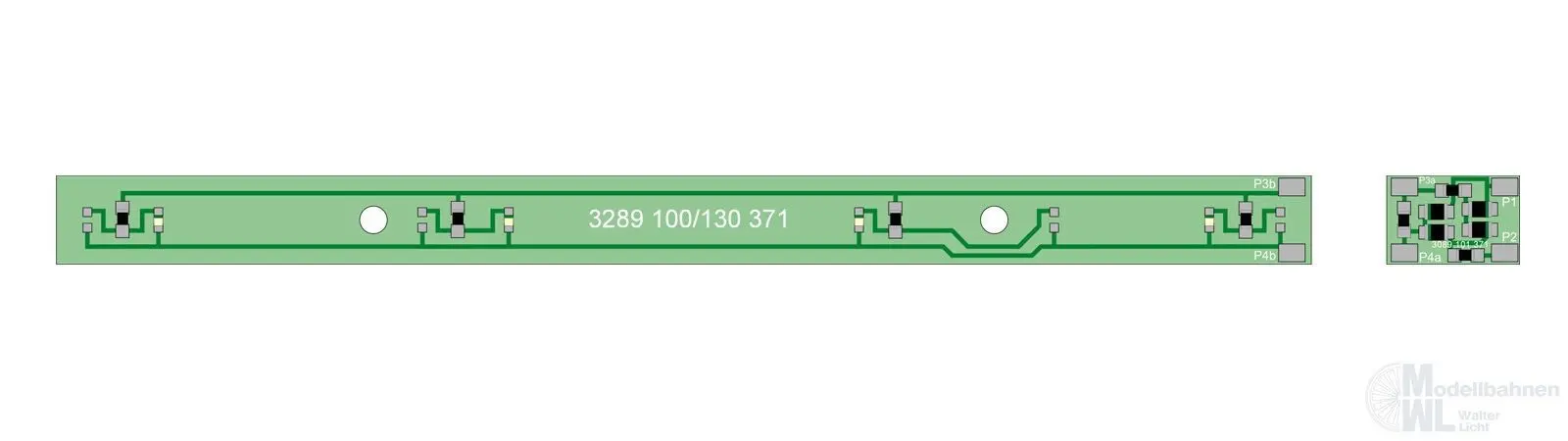 Bemo 6545600 - Innenbeleuchtung für 3689 für GL und WS-Wagen H0