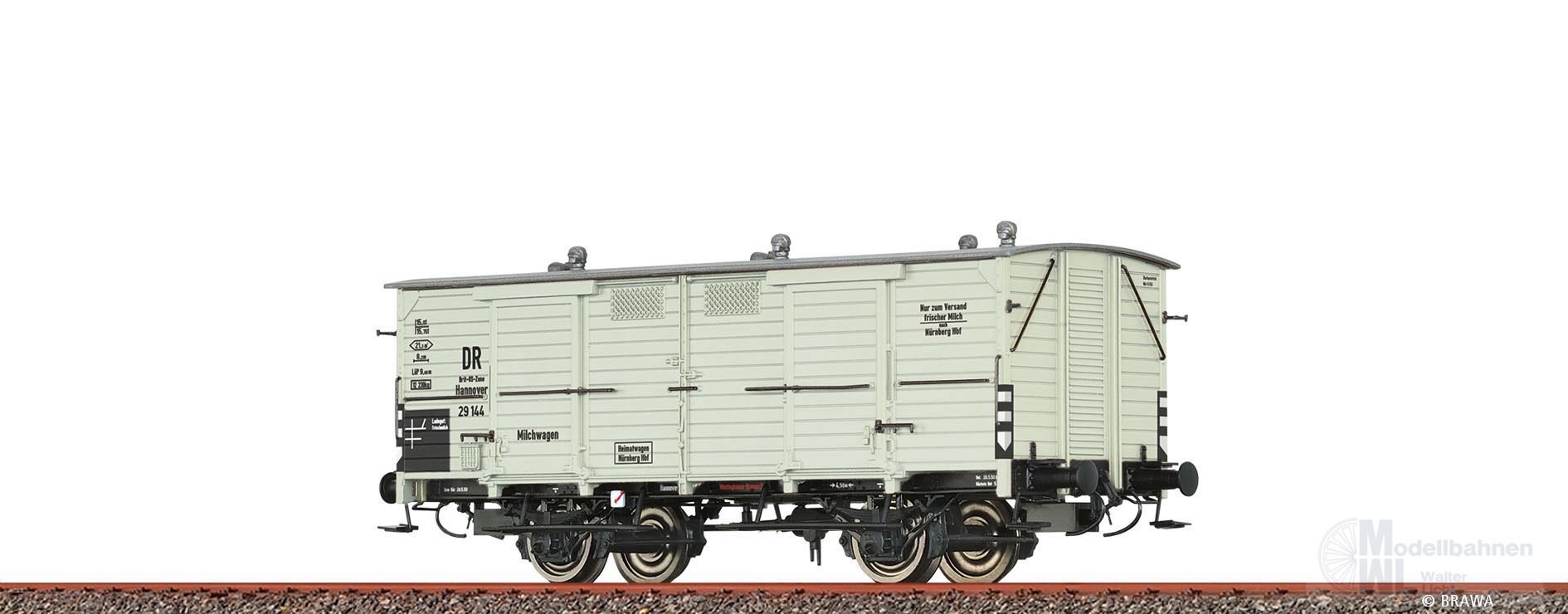 Brawa 50361 - Milchwagen DR Brit-US-Zone Ep.III Gh H0/GL Brawa 50361 - Milchwagen DR Brit-US-Zone Ep.III Gh H0/GL