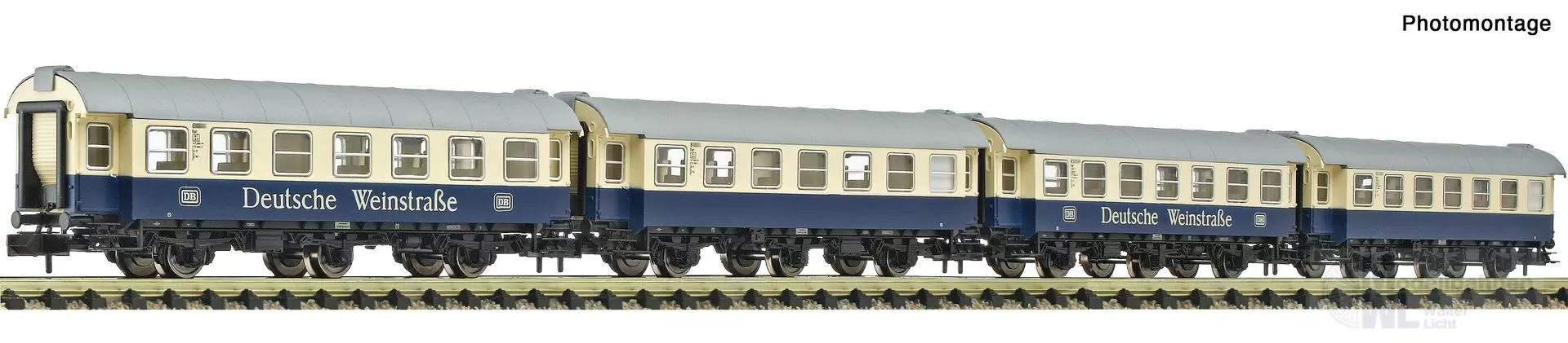 Fleischmann 6260098 - Personenwagen Set DB Ep.IV Deutsche Weinstrasse 4.tlg. N 1:160