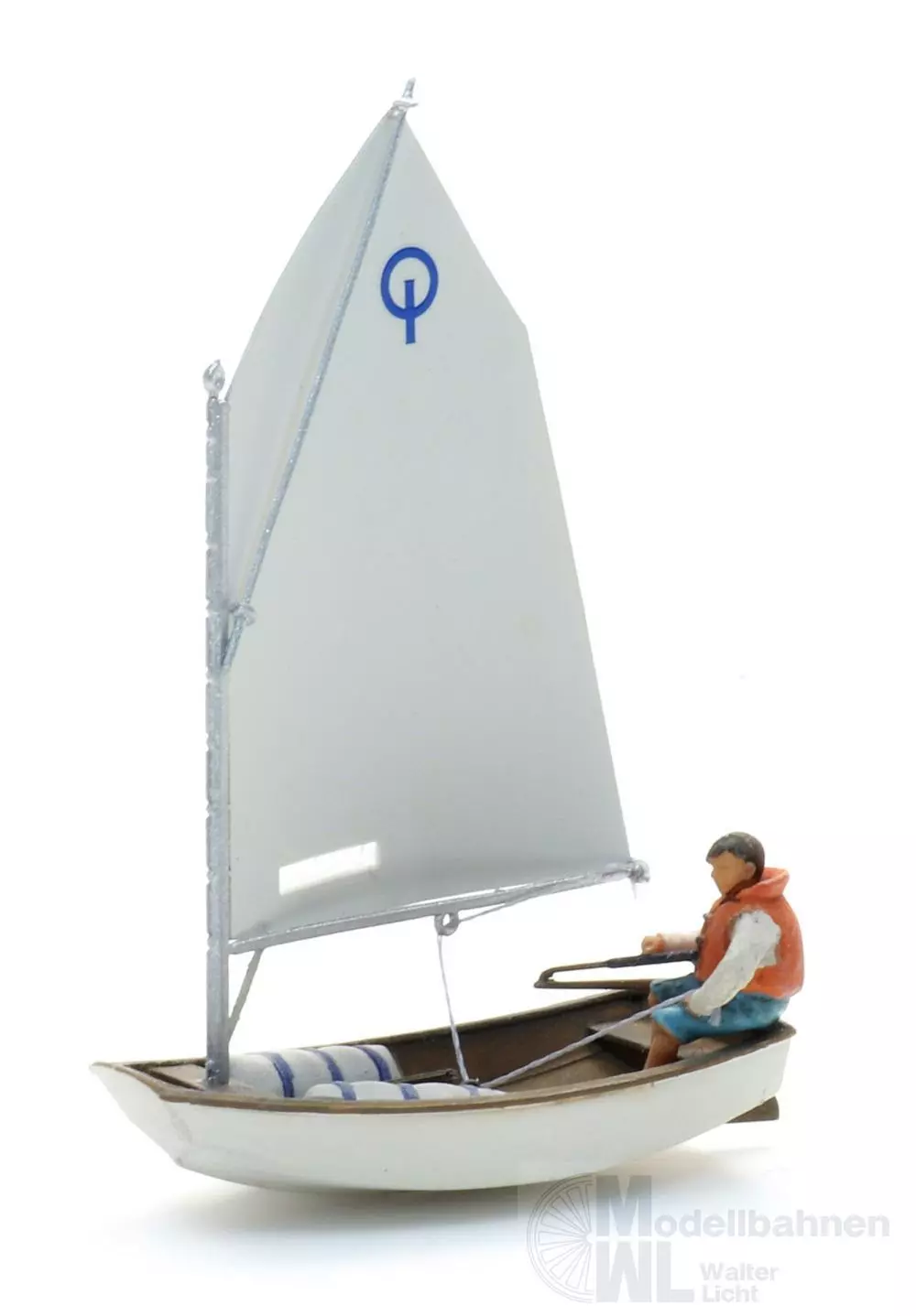 ARTITEC b.v. 387579 - Segelboot Optimist + Figur H0 1:87