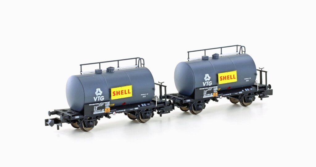 H24831-1024x540 Hobbytrain 24831 - Kesselwagen Set DB/VTG/SHELL Ep.IV Leichtbau 2.tlg. N 1:160