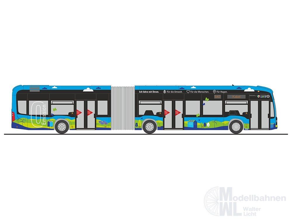 Rietze 77624 - Mercedes-Benz eCitaro G Hagener Straßenbahn H0 1:87