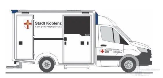 Rietze 76085 - WAS Design-RTW ´18 Katastrophenschutz Koblenz H0 1:87
