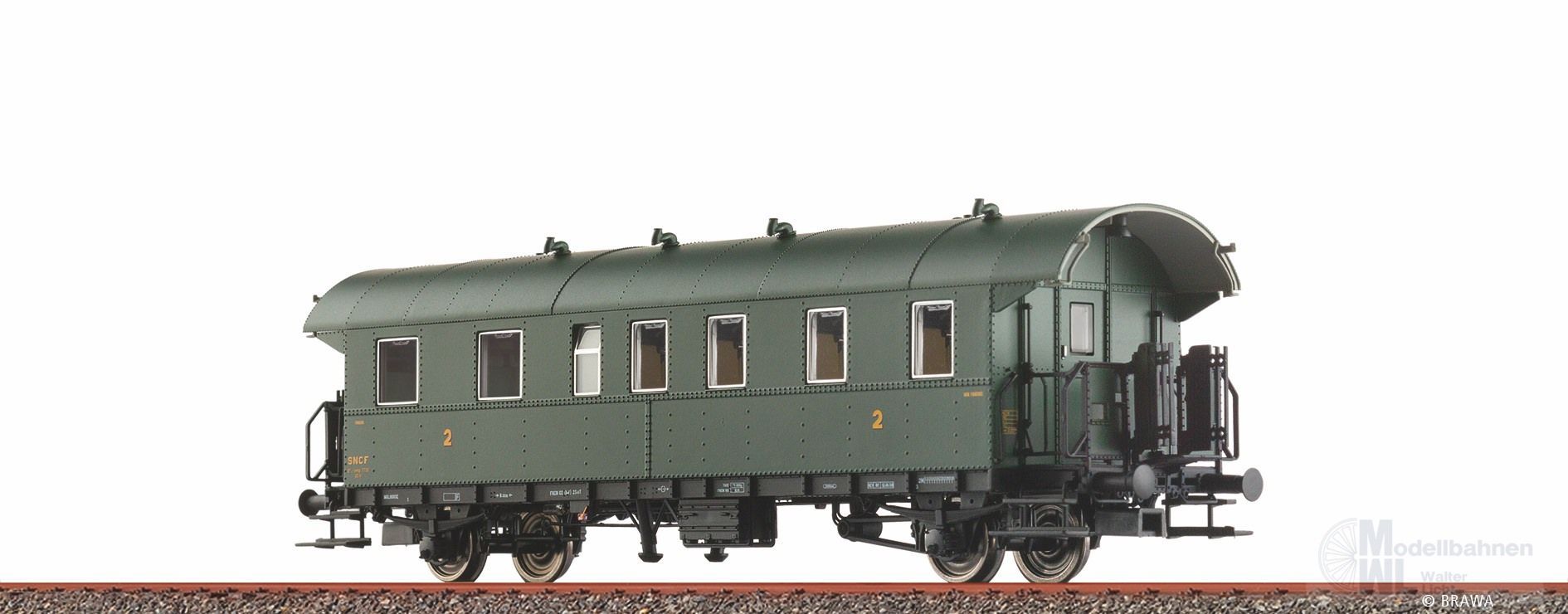 Brawa 46716 - Personenwagen BCi-28 SNCF Ep.III H0/GL