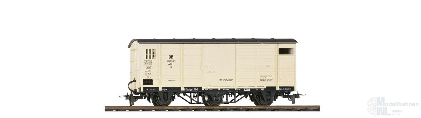 Bemo 2005810 - Güterwagen gedeckt DB Ep.III G 480 H0e