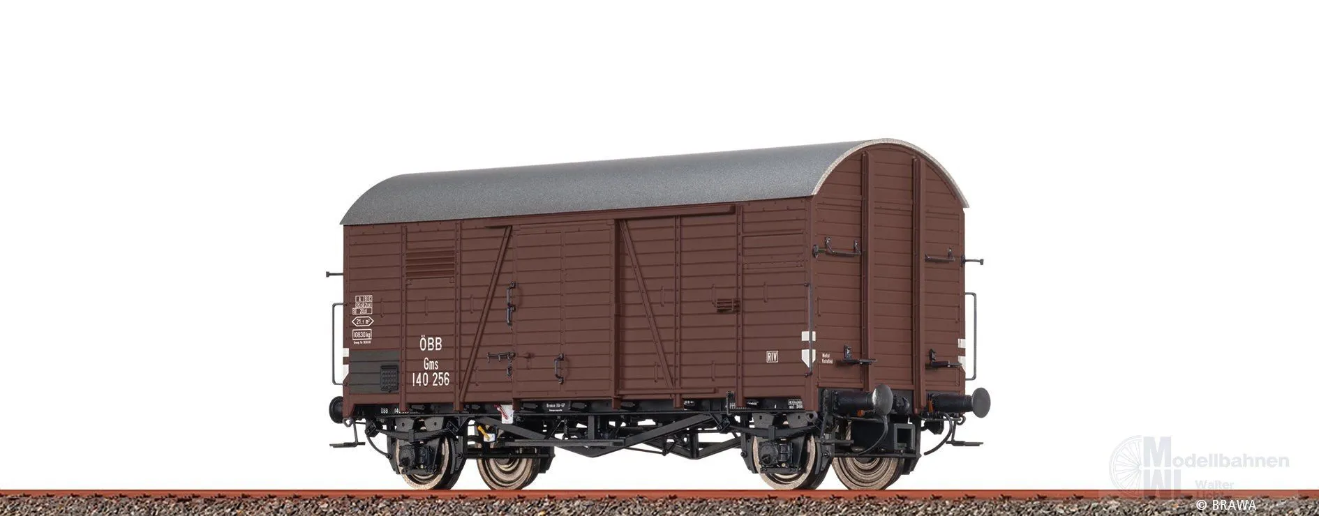 Brawa 50747 - Güterwagen ged. ÖBB Ep.III Gms H0/GL